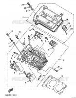 CULASSE pour Yamaha SUPERTENERE 1989