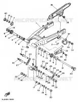 BRAS ARRIERE pour Yamaha SUPERTENERE 1989