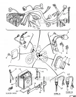 PARTIE ELECTRIQUE 1 pour Yamaha SUPERTENERE 1989