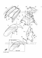 GARDE BOUE pour Yamaha SUPERTENERE 1989