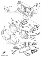 PIÈCES OPTIONNELLES pour Yamaha SUPERTENERE 1989