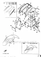 GARDE BOUE pour Yamaha SUPERTENERE 1991
