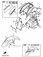 GARDE BOUE pour Yamaha SUPERTENERE 1991