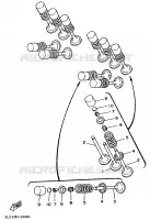 SOUPAPE pour Yamaha SUPERTENERE 1991