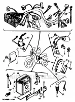 PARTIE ELECTRIQUE 1 pour Yamaha SUPERTENERE 1991