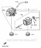 ALTERNATIVE ADMISSION / CARBURATEUR pour Yamaha SUPERTENERE 1991