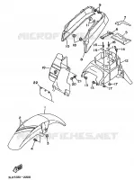 GARDE BOUE pour Yamaha SUPERTENERE 1993