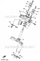 DIRECTION pour Yamaha SUPERTENERE 1993