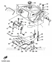 RESERVOIR A ESSENCE pour Yamaha SUPERTENERE 1993