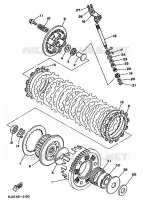 EMBRAYAGE DE DEMARREUR pour Yamaha SUPERTENERE 1994