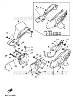 COUVERCLE LATERAL pour Yamaha SUPERTENERE 1994