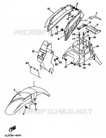 GARDE BOUE pour Yamaha SUPERTENERE 1994
