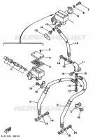 MAITRE CYLINDRE AVANT pour Yamaha SUPERTENERE 1994