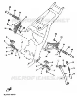 SUPPORT / REPOSE PIEDS pour Yamaha SUPERTENERE 1994