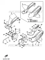 COUVERCLE LATERAL pour Yamaha SUPERTENERE 1994