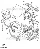 CARENAGES 1  pour Yamaha SUPERTENERE 1994