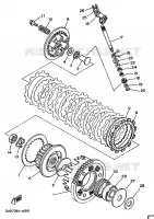 EMBRAYAGE DE DEMARREUR pour Yamaha SUPERTENERE 1995