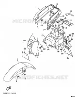GARDE BOUE pour Yamaha SUPERTENERE 1995