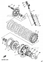 EMBRAYAGE DE DEMARREUR pour Yamaha SUPERTENERE 1995