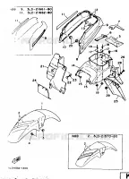 GARDE BOUE pour Yamaha SUPERTENERE 1991