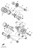VILEBREQUIN / PISTON pour Yamaha SUPERTENERE 1991
