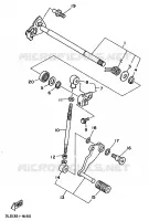 AXE DE SELECTEUR / PEDALE pour Yamaha SUPERTENERE 1991