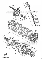 EMBRAYAGE DE DEMARREUR pour Yamaha SUPERTENERE 1991