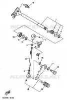 AXE DE SELECTEUR / PEDALE pour Yamaha SUPERTENERE 1991