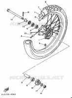 ROUE AVANT pour Yamaha SUPERTENERE 1991