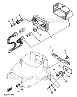 FEU ARRIERE pour Yamaha SUPERTENERE 1991