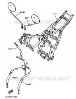 PIÈCES OPTIONNELLES   PARTIE CYCLE pour Yamaha SUPERTENERE 1991