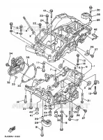 CARTER MOTEUR pour Yamaha SUPERTENERE 1992