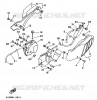 COUVERCLE LATERAL pour Yamaha SUPERTENERE 1992