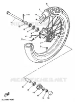 ROUE AVANT pour Yamaha SUPERTENERE 1992