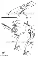 MAITRE CYLINDRE AVANT pour Yamaha SUPERTENERE 1992