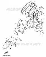 GARDE BOUE pour Yamaha SUPERTENERE 1993