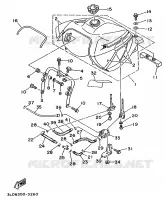 RESERVOIR A ESSENCE pour Yamaha SUPERTENERE 1993