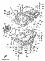 CARTER MOTEUR pour Yamaha SUPERTENERE 1993