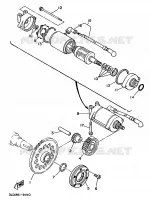 EMBRAYAGE DE DEMARREUR pour Yamaha SUPERTENERE 1993