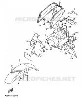 GARDE BOUE pour Yamaha SUPERTENERE 1993