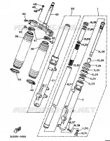 FOURCHE pour Yamaha SUPERTENERE 1993