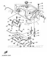 RESERVOIR A ESSENCE pour Yamaha SUPERTENERE 1993
