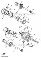 VILEBREQUIN / PISTON pour Yamaha SUPERTENERE 1993