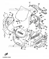 CARENAGE AVANT pour Yamaha SUPERTENERE 1993