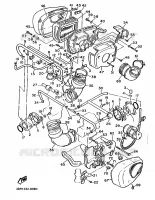 ADMISSION pour Yamaha VIRAGO 1988