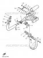 ECHAPPEMENT pour Yamaha VIRAGO 1988