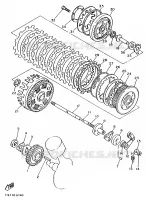 EMBRAYAGE DE DEMARREUR pour Yamaha VIRAGO 1988