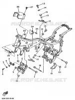 CADRE pour Yamaha VIRAGO 1988