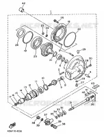 CARDAN / COUPLE CONIQUE pour Yamaha VIRAGO 1988