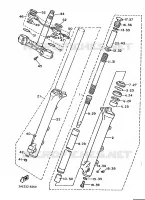 FOURCHE pour Yamaha VIRAGO 1988